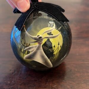 Nightmare before Christmas ornament Black and Yellow Decorative Sphere